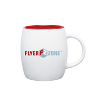 ETS White/Red Joe Ceramic Mug 14 oz