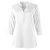 Charles River Women's White Windsor Henley