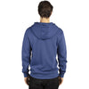 Threadfast Apparel Unisex Navy Ultimate Fleece Full-Zip Hooded Sweatshirt