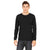 Bella + Canvas Unisex Black Jersey Long-Sleeve T-Shirt