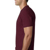 Next Level Men's Maroon Premium Fitted Short-Sleeve Crew