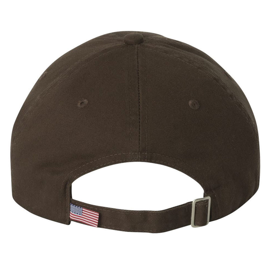 Bayside Men's Chocolate USA-Made Unstructured Cap