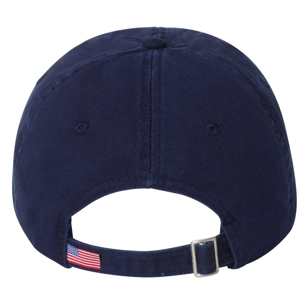 Bayside Men's Navy USA-Made Unstructured Cap