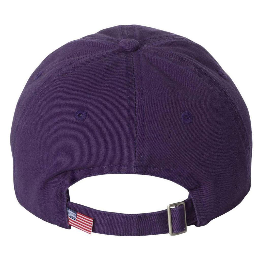 Bayside Men's Purple USA-Made Unstructured Cap