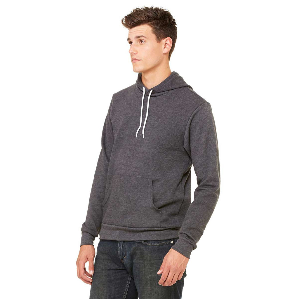 Bella + Canvas Unisex Dark Grey Heather Pullover Hoodie