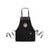 Gemline Black Charlie Cotton Grill Apron