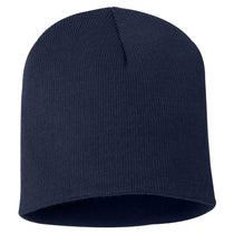 Bayside Navy USA-Made 8.5 Inch Knit Beanie