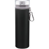 H2Go Storm Grey Trek-Matte Black Water Bottle 28oz