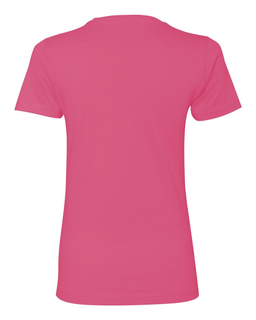 Next Level Women's Hot Pink Boyfriend Tee