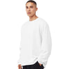 Bella + Canvas Unisex White Sponge Fleece Classic Crewneck Sweatshirt