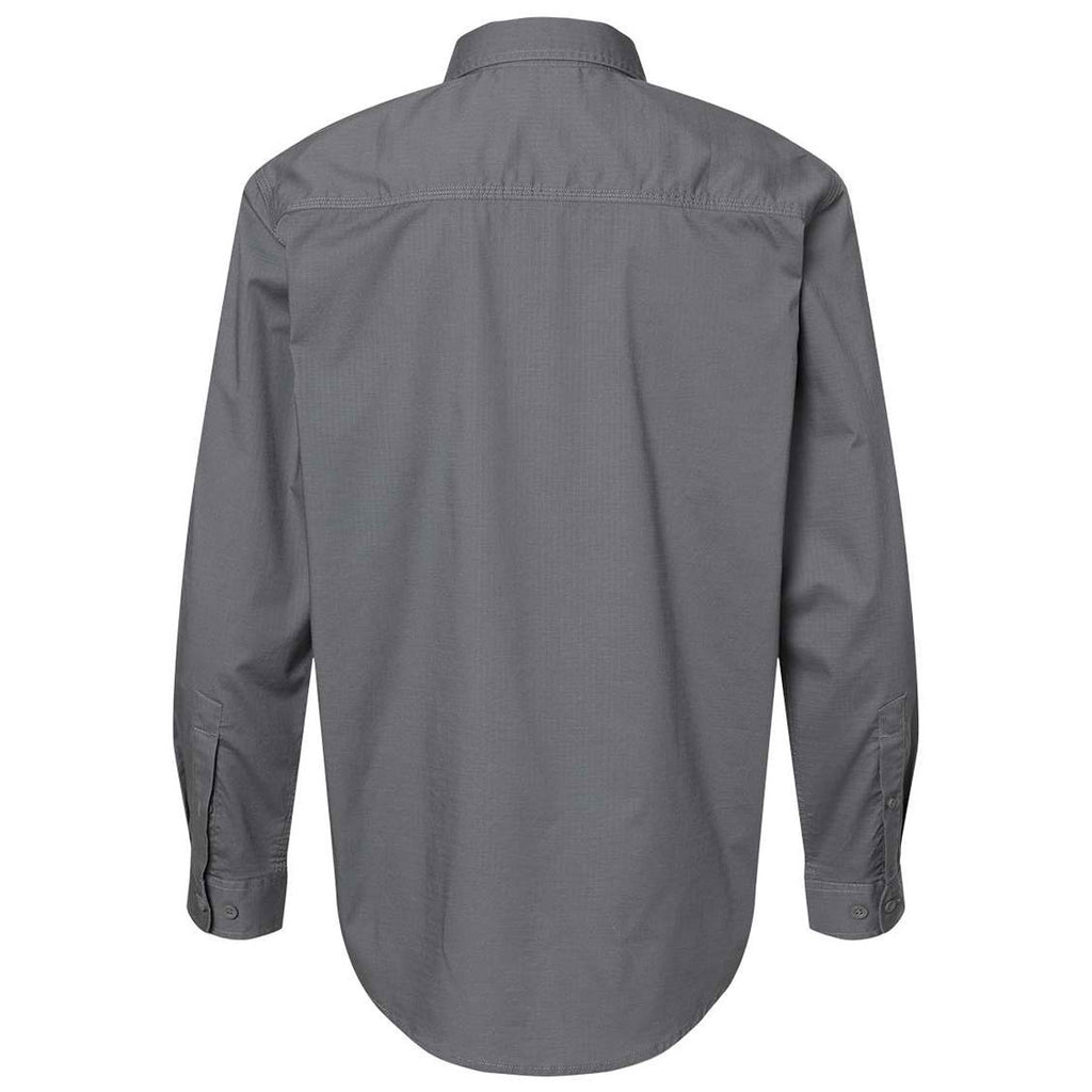 Dri Duck Men's Gunmetal Craftsman Woven Shirt