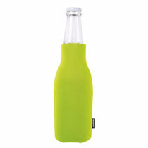 Koozie Lime Zip-Up Bottle Kooler with Opener