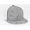 Pacific Headwear Graphite Heather/White D-Series Heather Trucker Cap
