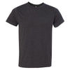 Bayside Unisex Heather Charcoal USA-Made Ringspun 50/50 Heather T-Shirt