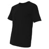 Bayside Men's Black USA-Made 100% Cotton Short Sleeve T-Shirt