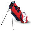 Callaway Red/White/Navy 2019 Hyper Lite Zero Double Strap Stand Bag