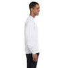 Hanes Men's White 6.1 oz Long-Sleeve Beefy-T