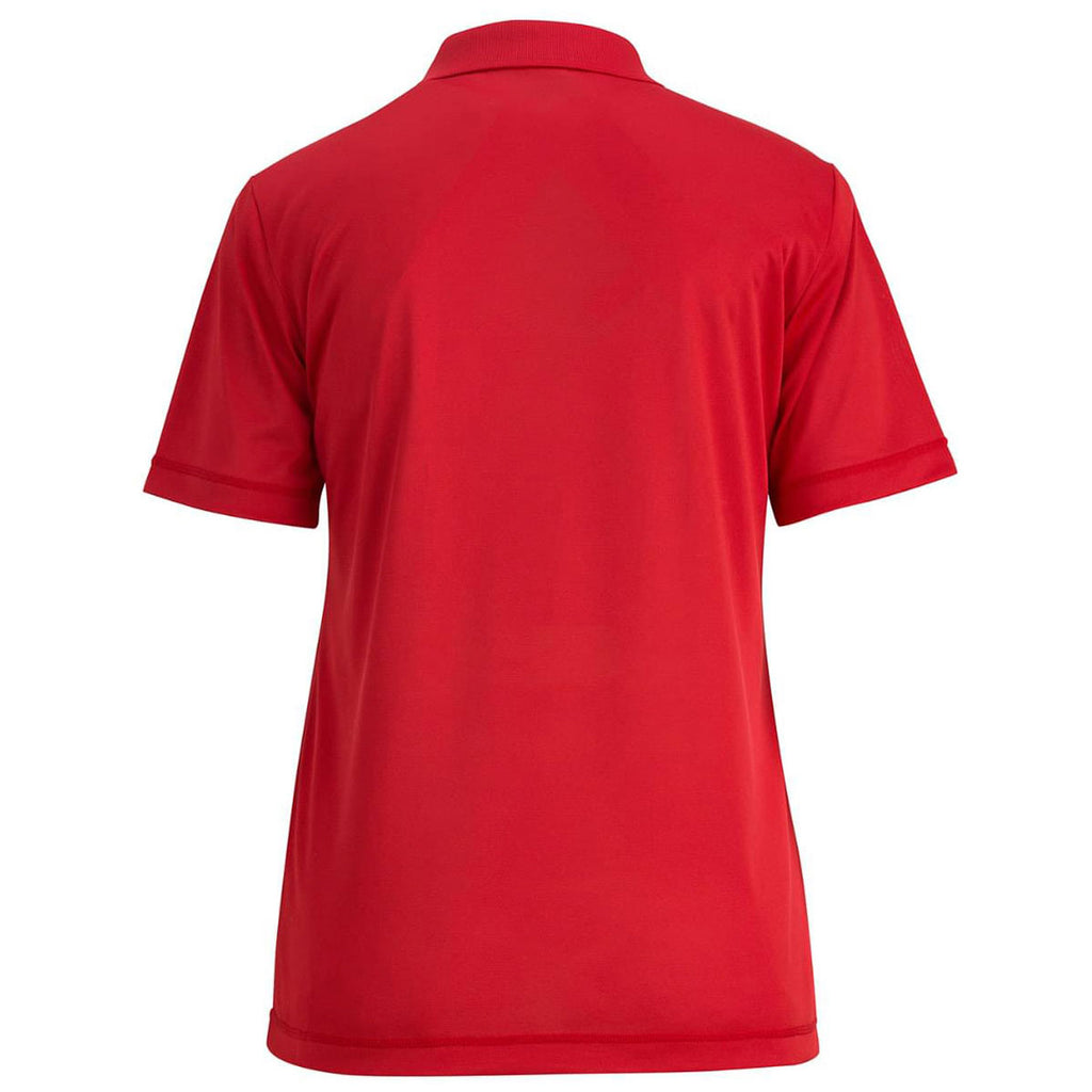 Edwards Women's Red Mini-Pique Snag-Proof Polo