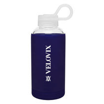 H2Go Blue Karma Glass Bottle 16oz