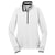 Nike Women's White Dri-FIT Long Sleeve Quarter Zip Shirt