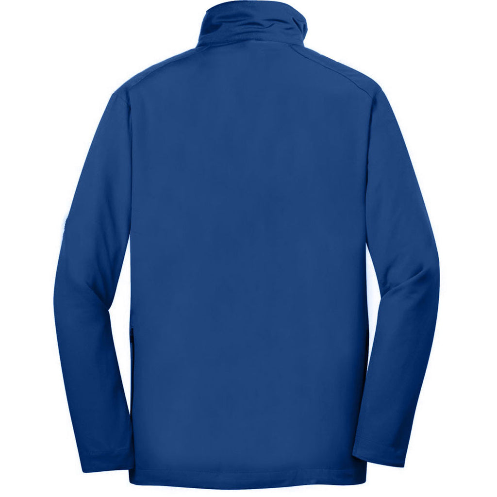 Nike Men's Blue Dri-FIT Long Sleeve Half Zip Wind Shirt