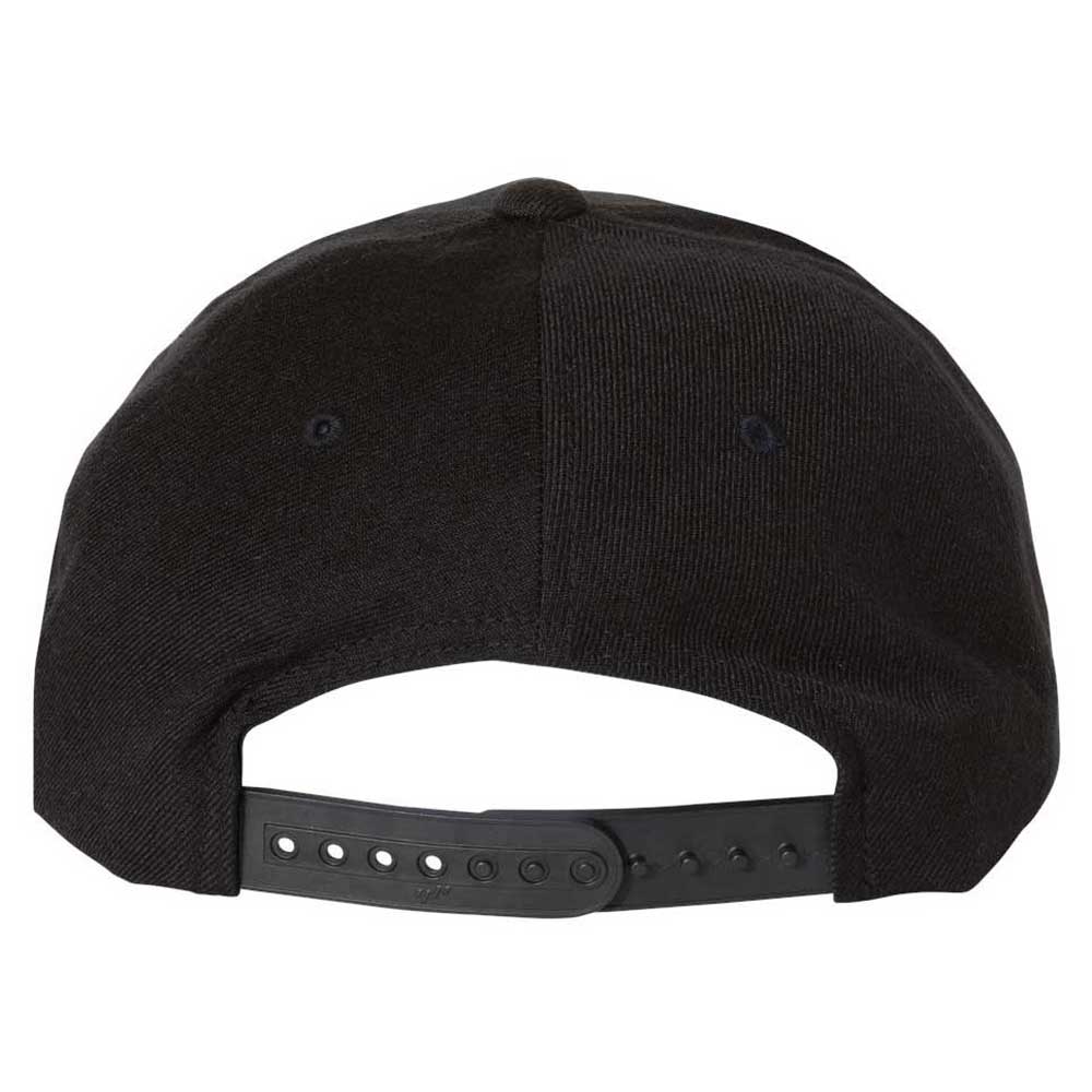 Yupoong Black Classic Wool Blend Cap