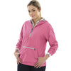 Charles River Women's Neon Pink Chatham Anorak Solid