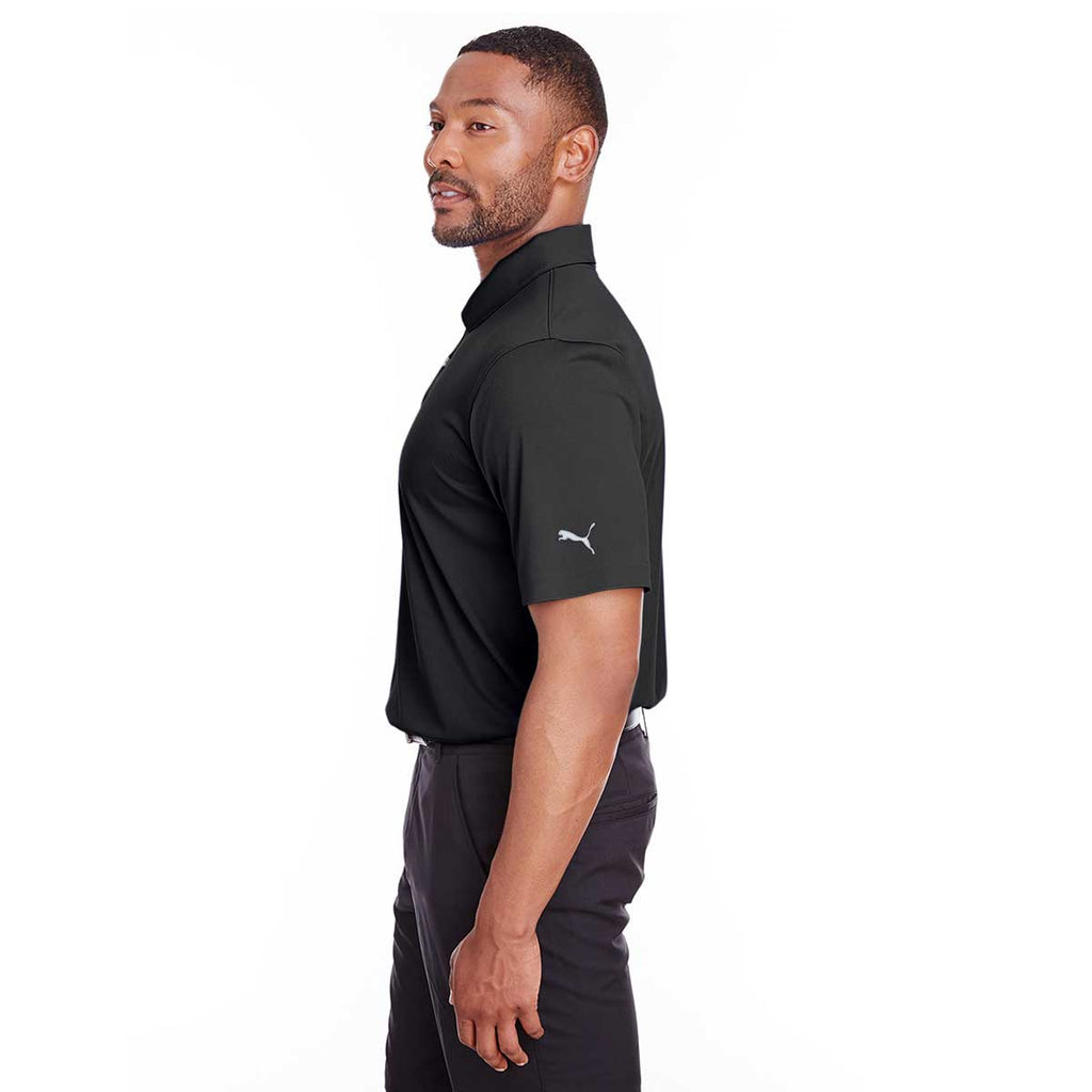 Puma Golf Men's Black Icon Golf Polo