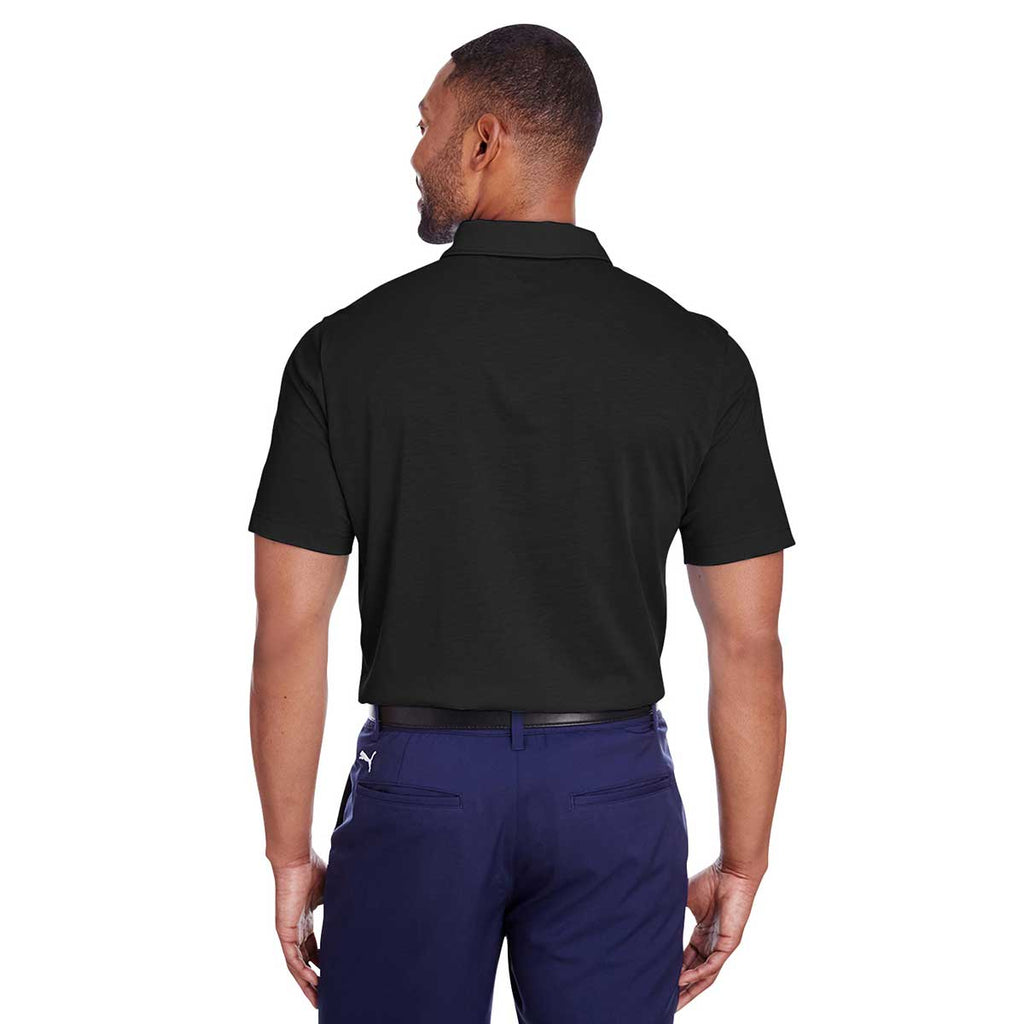 Puma Golf Men's Black Fusion Polo