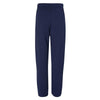 Russell Athletic Men's Navy Dri Power Open Bottom Pocket Sweatpants