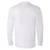 Bayside Men's White USA-Made Long Sleeve T-Shirt