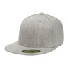 Flexfit Heather Grey Premium Fitted Cap