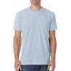 Next Level Men's Light Blue Premium Fitted Sueded Crew