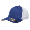 Flexfit Royal/White 6-Panel Mesh Back Trucker Cap