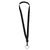 BIC Black 1/2 Inch Lanyard with Key Ring