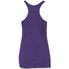 Next Level Women's Purple Rush Triblend Racerback Tank