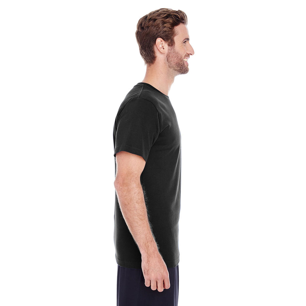 LAT Men's Black Premium Jersey T-Shirt