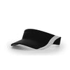 Richardson Black/Black/White Dryve Color Split Visor