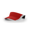 Richardson Red/Black/White Dryve Color Split Visor