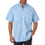 Columbia Men's White Cap Blue Bonehead S/S Shirt