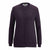 Edwards Women's Eggplant Crew Neck Cardigan With Drop Tail