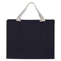 Bayside Navy USA-Made Medium Gusset Tote