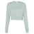 BELLA + CANVAS Women's Dusty Blue Cropped Crew Fleece