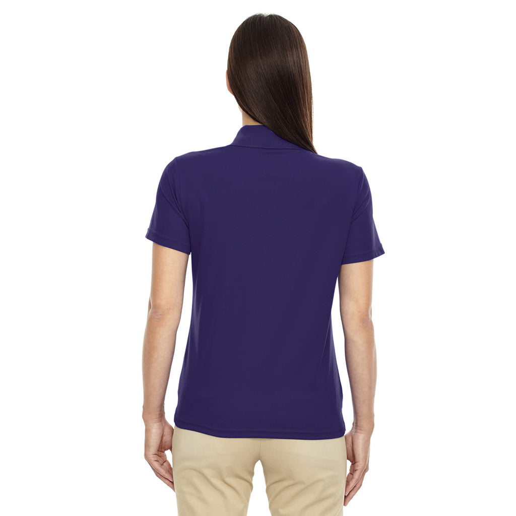 Core 365 Women's Campus Purple Origin Performance Pique Polo