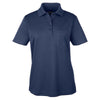 Core 365 Women's Classic Navy Origin Performance Pique Polo with Pocket