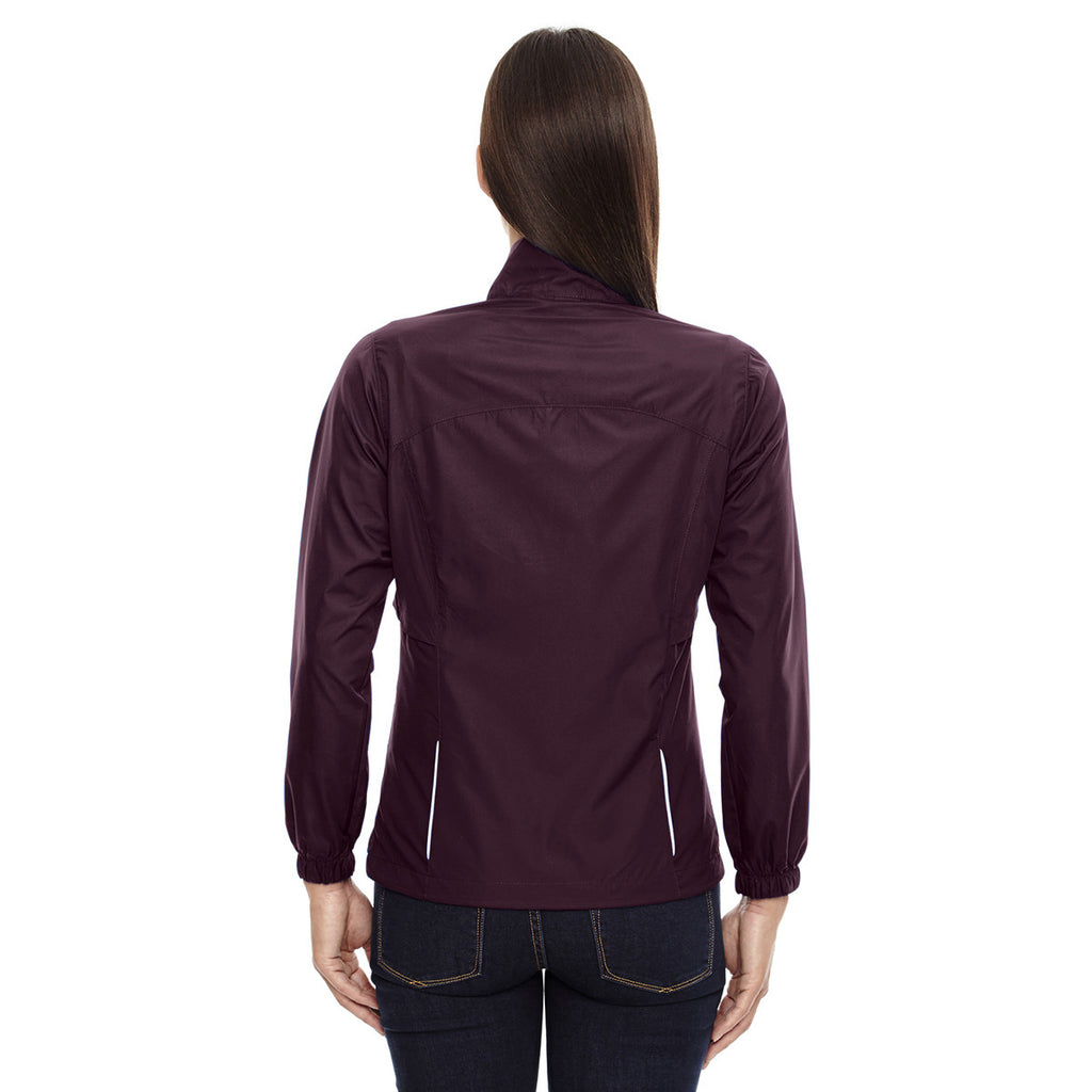 Core 365 Women's Burgundy Motivate Unlined Lightweight Jacket