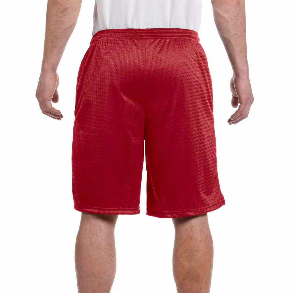 Champion Men's Scarlet 3.7-Ounce Mesh Short with Pockets