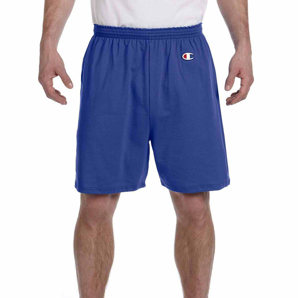 Champion Men's Royal Blue 6-Ounce Cotton Gym Short