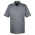 UltraClub Men's Charcoal Cool & Dry Mesh Pique Polo