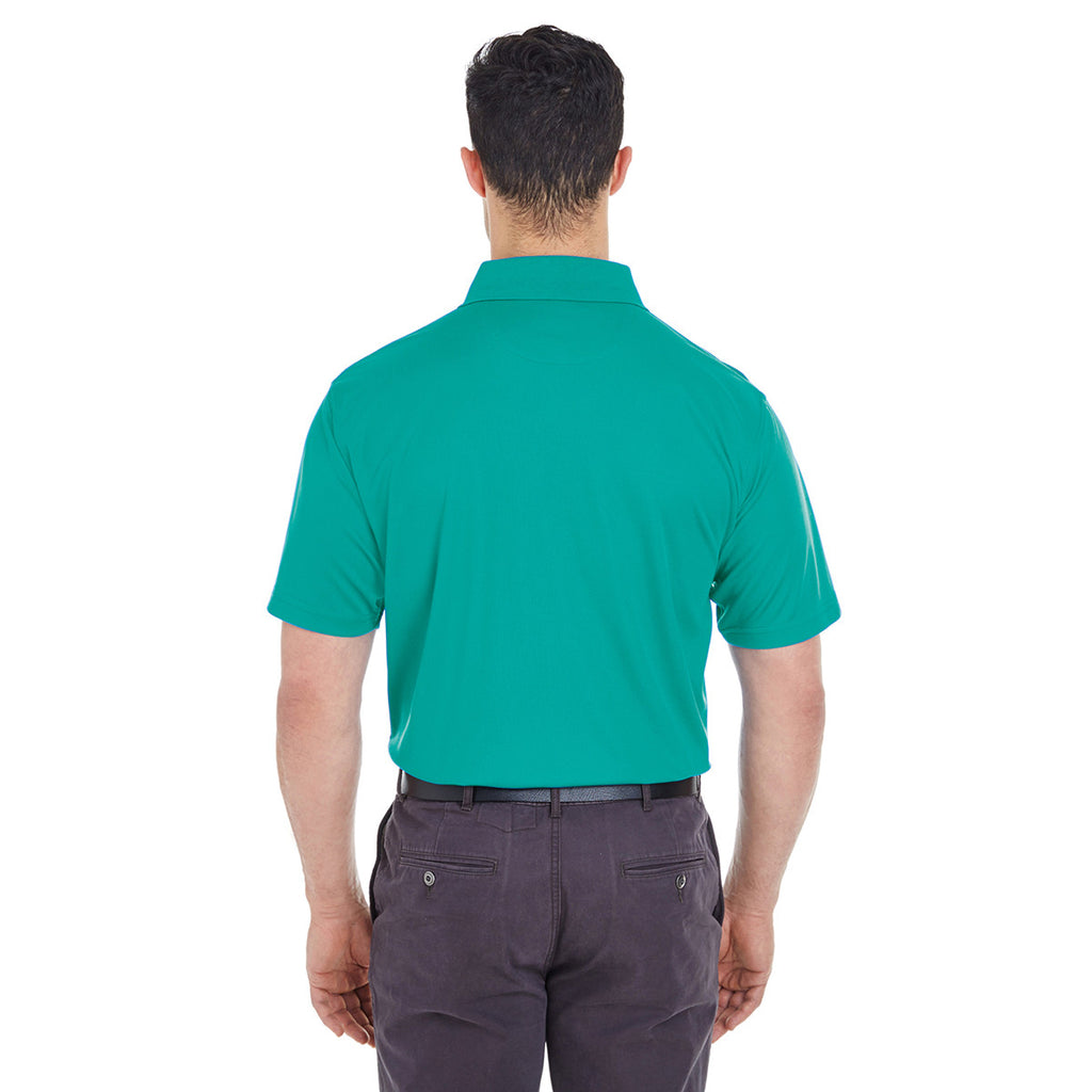 UltraClub Men's Jade Cool & Dry Mesh Pique Polo